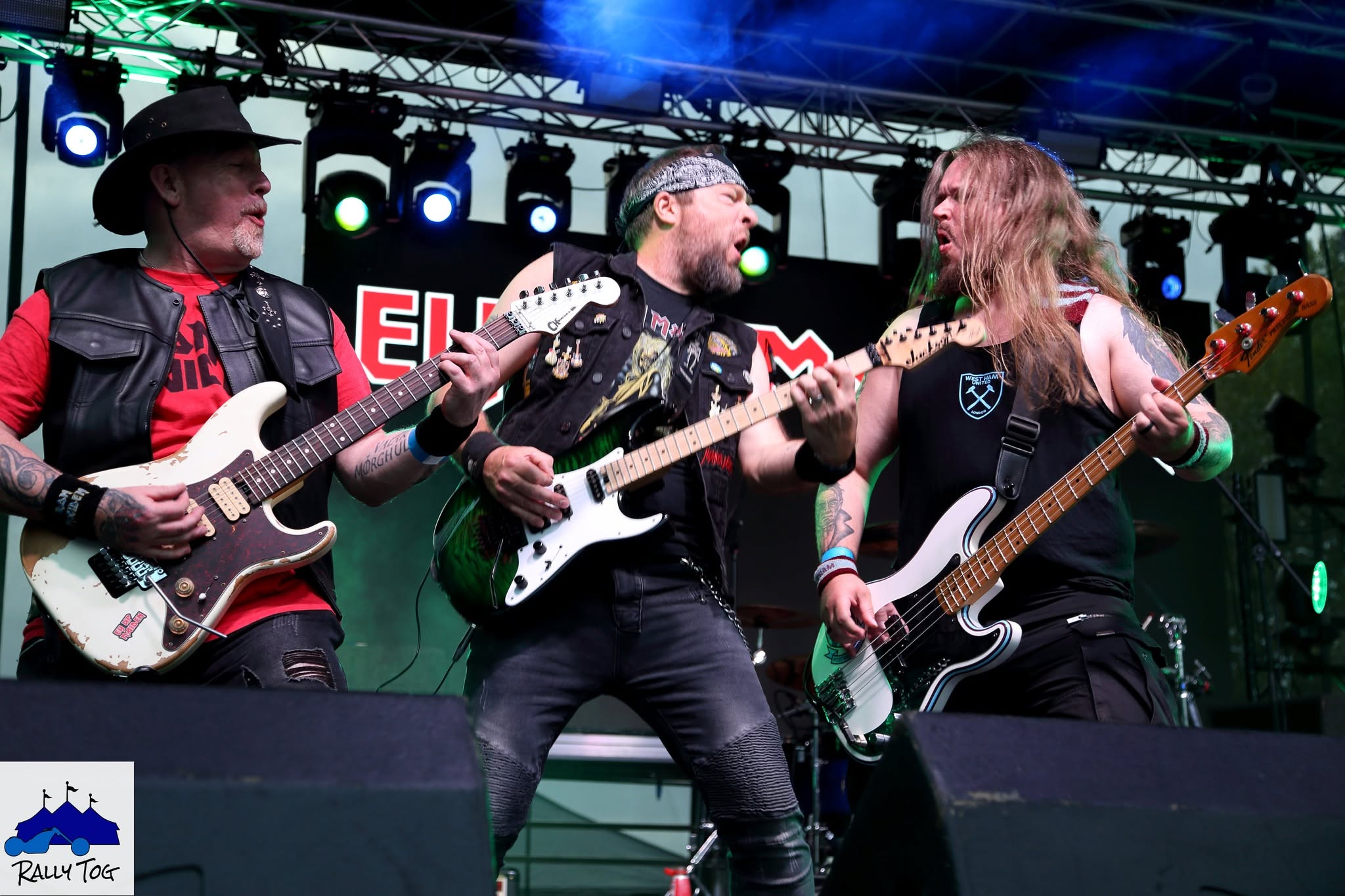 Ey Up Maiden guitarists trading riffs on the frontline